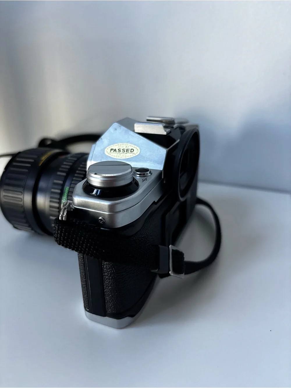 Canon AE-1 with Zoom Lens and Strap